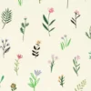 Gavepapir - Blomster - B 50 CM - 80 G - 100 M