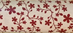 Gavepapir - Stor Rulle 200 M X 55 CM - Blomsterranke