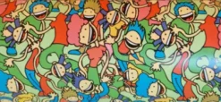 Gavepapir - Stor Rulle 200 M X 35 CM - Fancy Kids