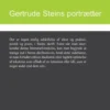Gertrude Steins Portrætter