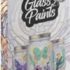 Glasmaling Sæt Med Pensel - 5X22 ML