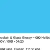 Glas Og Porcelænsmaling - Lyseblå - Porcelain & Glass Glossy - 15 ML