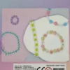 Glasperlemix 90G Mat Pastel + Elastik, Ophængsæske - Pearl N Fun