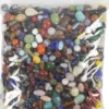 Glasperlemix - Str. 7-18 MM - Hulstr. 1 MM - Assorterede Farver - 1000 G