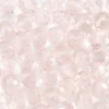 Glasperler - Ø 4 MM - Hulstr. 1 MM - Lys Rosa - 45 Stk