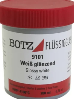 Glasur Til Ler - Hvid - 200 ML
