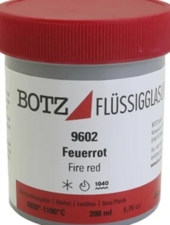 Glasur Til Ler - Rød - 200 ML