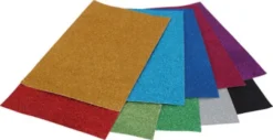 Glimmer Karton - A4 - Assorteret - 10 Ark