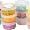 Glitter Clay - Assorterede Farver - 72X20 ML