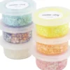 Glitter Clay - Pastelfarver - 6X20 ML