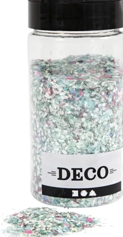 Glitter Drys Og Pailletter - Pastelfarver - 170 G