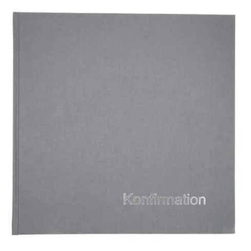 Goldbuch Konfirmations Album L Grå 25 X 25