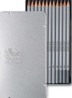 Grafit Blyanter - Sæt Med 12 Stk - Winsor & Newton