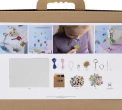 Gruppe DIY Kit Krympeplast - Uro - Halskæde - Armbånd - Nøgleringe - Assorterede Farver