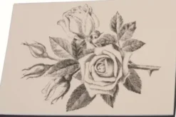 Gummistempel 14X10 Rose