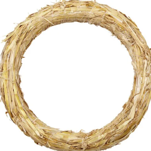 Halmkrans - Ø 27 CM - Tykkelse 3 CM - 1 Stk