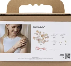 Halskæde Og Armbånd - Pink