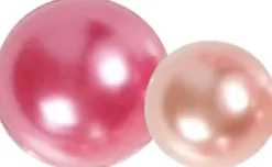 Halvperler - Selvklæbende - Pink - Str. 2-8 MM - 140 Stk