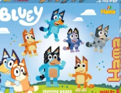 Hama 7916 - Bluey - 4.000 Midi Perler + 2 Pegboards + Papir