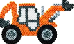 Hama 3163 - Entreprenørmaskiner - 4.000 DIY Midi Perler + Plade