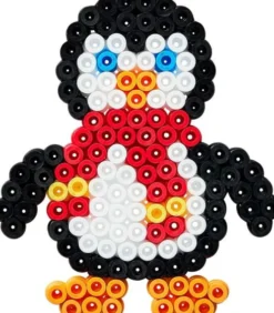 Hama 4141 - Lille Pingvin - 450 DIY Midi Perler + Plade + Papir