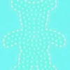 Hama Maxi Perleplade - Bamse - Transparent - 19,5X15,5 CM - 8204