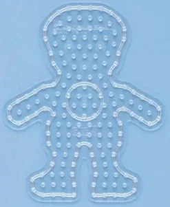 Hama Maxi Perleplade - Dreng - Transparent - 19X16 CM - 8208