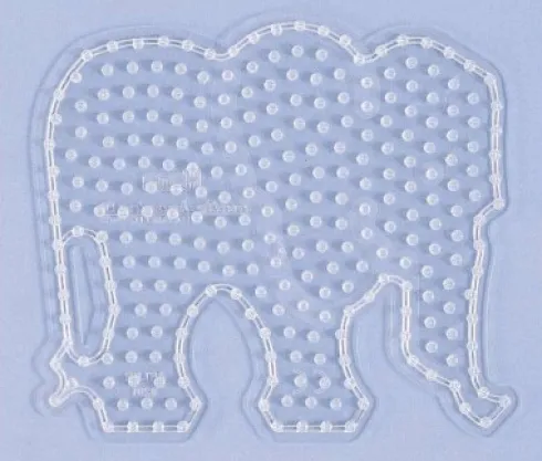 Hama Maxi Perleplade - Elefant - Transparent - 17,5X19,5 CM - 8201