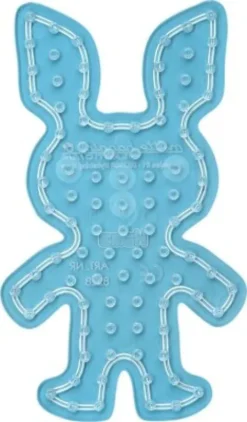 Hama Maxi Perleplade - Kanin - Transparent - 16X9,5 CM - 8228