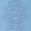 Hama Maxi Perleplade - Pige - Transparent - 19,5X16 CM - 8207