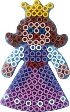Hama Maxi Perleplade - Prinsesse - Transparent - 20X12 CM - 8223