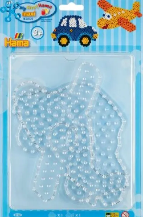 Hama Maxi Perleplader - Bil Og Fly - Transparent - 8103