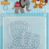 Hama Maxi Perleplader - Lille Elefant Og Løve - Transparent - 8107