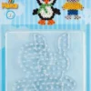 Hama Maxi Perleplader - Pingvin Og Kanin - Transparent - 8106
