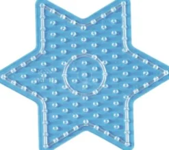 Hama Maxi Perleplade - Stjerne - Transparent - 14,5X15,58 CM - 8222