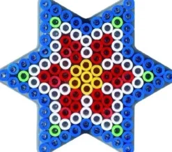 Hama Maxi Perleplade - Stjerne - Transparent - 14,5X15,58 CM - 8222