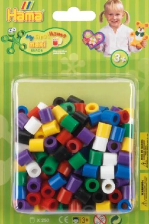 Hama Maxi Perler - Mix 00 - 250 Stk. - 8520
