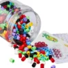 Hama Maxi Perler - Perlesæt - 400 Perler + 2 Plader - Grøn - 8792
