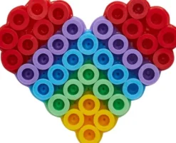 Hama Maxi Perler - Perlesæt - 400 Perler + 2 Plader - Grøn - 8792