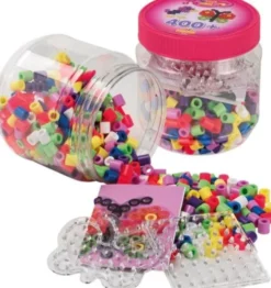 Hama Maxi Perler - 400 Stk I Spand - Pink - 8791