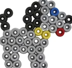 Hama Maxi Perlesæt - 3.000 Perler Og 4 Plader Bøtte - 8806