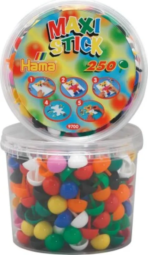 Hama Maxi Stick - Stifter I Bøtte - 250 Stk - 9700