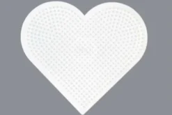 Hama Midi Perleplade - Hjerte Stor Stiftplade - 16X17,5 CM - 233
