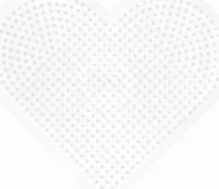 Hama Midi Perleplade - Hjerte Stor Stiftplade - 16X17,5 CM - 233