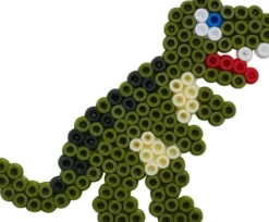 Hama Midi Perler - Bil Og Dinosaur Perlesæt - 1.100 Perler - 4215
