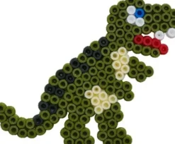 Hama Midi Perler - Bil Og Dinosaur Perlesæt - 1.100 Perler - 4215