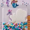 Hama Midi Perler - DIY Lille Havfrue Perleplade Og 450 Perler - 4195