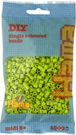 Hama Midi Perler - DIY Lime - 1.000 Stk - 207-104