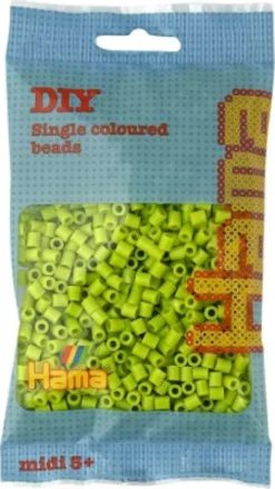 Hama Midi Perler - Lime - 3.000 Stk. - 201-104