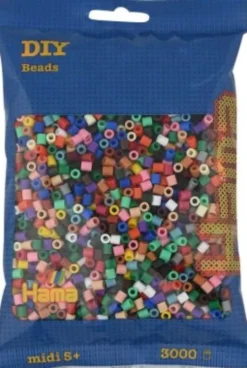 Hama Midi Perler - Mix 67 - 3.000 Stk. - 201-67
